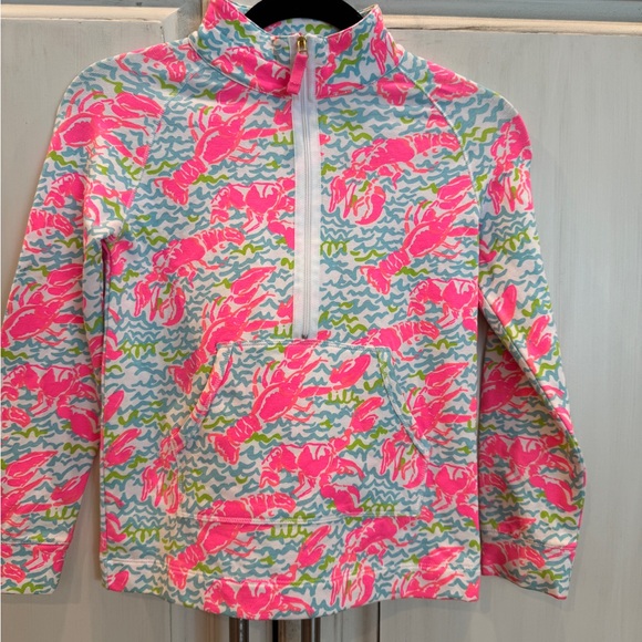Lilly Pulitzer Other - Lilly Pulitzer girls size 8 to 10 L Lobstah Captain Popover. NWOT Lobster FUN